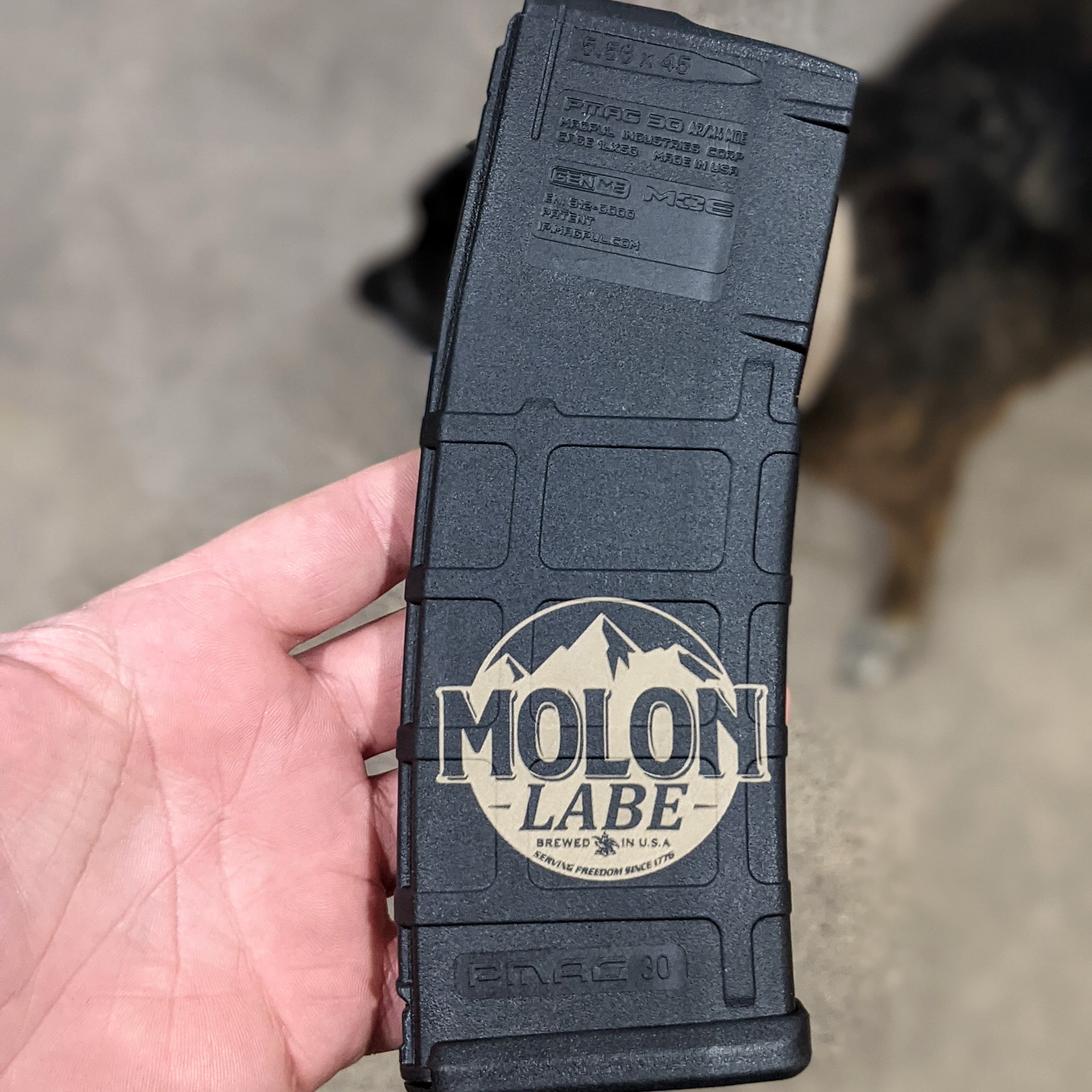 Molon Labe Lasered Magazine Magpul Pmag Schiwerks Logo